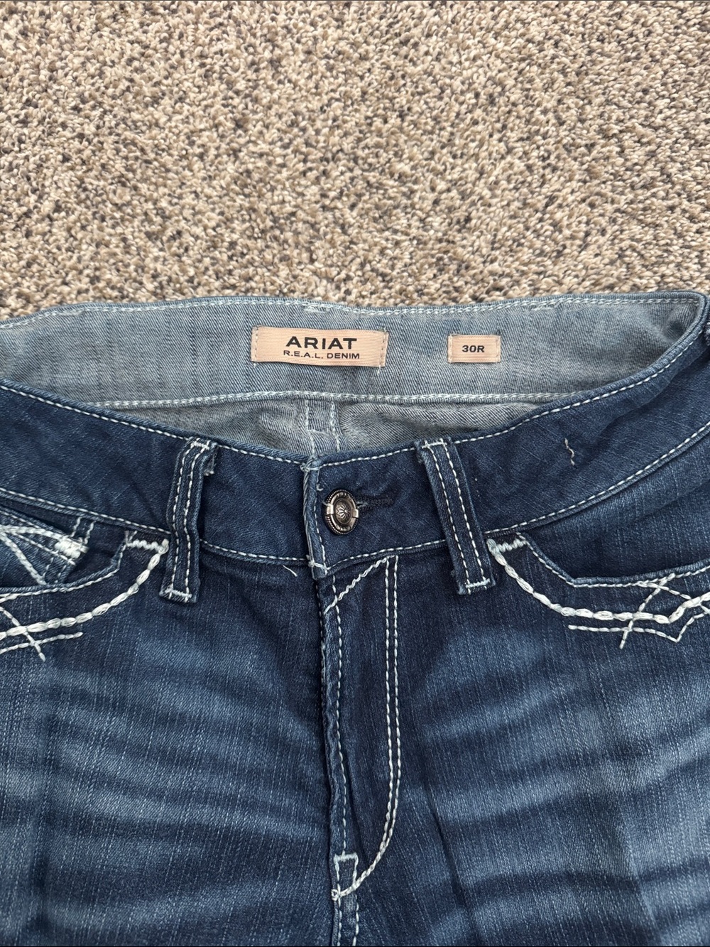 Ariat Women's Dark Wash Bootcut Jeans - Picture 2 of 4